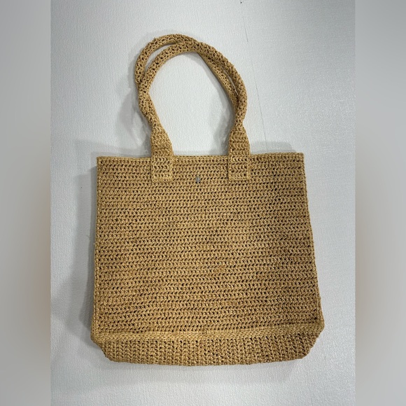 Helen Kaminski 100% raffia tote pool beach vacation bag - Picture 4 of 11